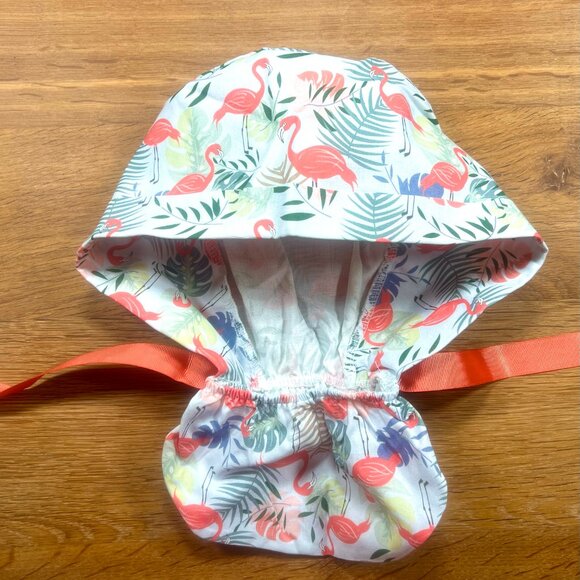 3 Ponytail scrub caps bundle scrub hats surgical caps ponytail scrub hats - Picture 10 of 10